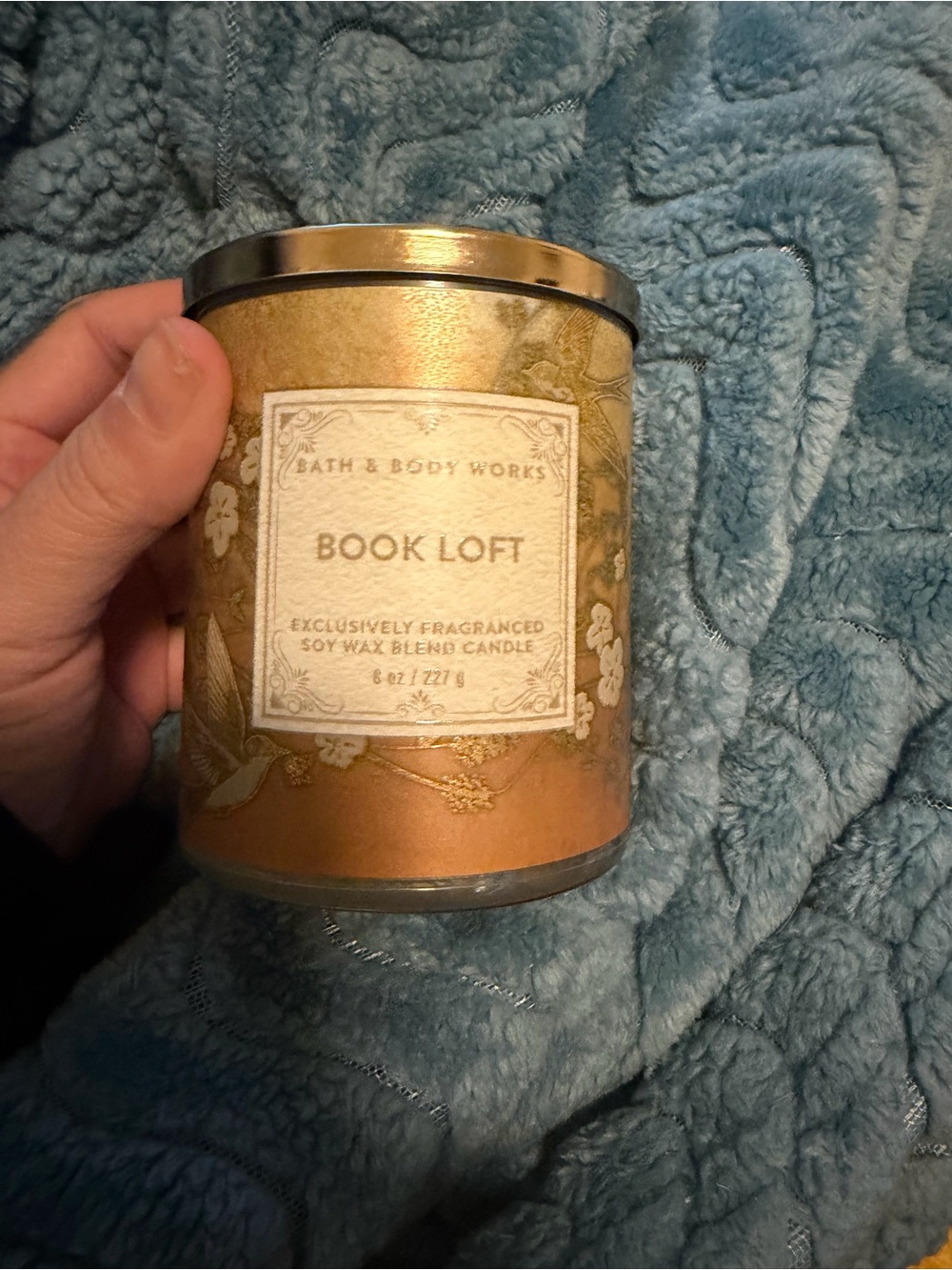Bath & Body Works Book Loft Candle - Gold Jar